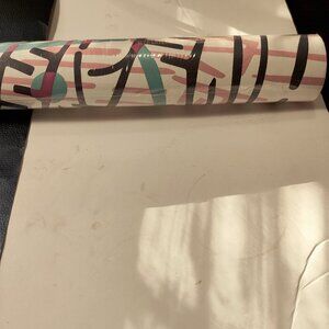 Anthropologie wallpaper 27" x 27 ft Music Pattern, prepasted.Artist Monika Nador